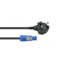 EUROLITE P-Con Netzkabel 3x 1,0mm² 1,2m mit UK Stecker