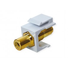 Value 25998212 RCA Keystone Kupplung, gelb