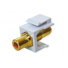 Value 25998213 RCA Keystone Kupplung, rot