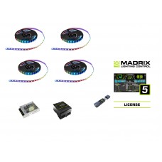 EUROLITE Set Pixel Strip RGB inkl. Madrix Start EUROLITE Set Pixel Strip RGB inkl. Madrix Start