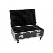 ROADINGER Flightcase PRO 4x Led-Bar 8 Swing mit Rollen
