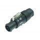 Enova PO23MP-WOU Power Stecker, male, schwarz, CBC