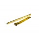 MagicFX Metallic Streamer, 10m x 5cm, GOLD, PVC, 10er Pack