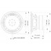 LAVOCE SSF082.00L 8 Zoll  Woofer, Ferrit, Stahlkorb