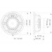LAVOCE WAN082.50 8 Zoll  Woofer, Neodym, Alukorb