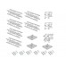 ALUTRUSS Traversenset QUADLOCK 6082 L-Form 7x4x3,5m (BxTxH)