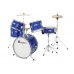 DIMAVERY JDS-305 Kinder Schlagzeug, blau