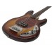 DIMAVERY MM-501 E-Bass, fretless, tobacco