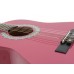 DIMAVERY AC-303 Klassikgitarre 1/2, pink