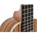 DIMAVERY UK-400 Ukulele Sopran  Zoll Zebrawood Zoll