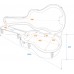 DIMAVERY ABS-Case für LP-Gitarre