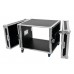 ROADINGER Rack PRO 8HE 45cm mit Rollen
