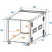 ROADINGER Rack PRO 10HE 45cm mit Rollen