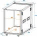 ROADINGER Rack PRO 15HE 45cm mit Rollen