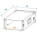 ROADINGER Verstärkerrack PR-1, 3HE, 47cm tief