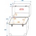 ROADINGER Platten-Case ALU Battle/Booking, abgerundet
