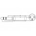 OMNITRONIC Adapterkabel XLR(F)/Klinke stereo 0,9m sw