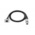 PSSO Patch Kabel XLR(F)/XLR(M) EB 1m sw