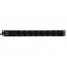 EUROLITE Steckdosenleiste R19-8 1HE sw 2,7m