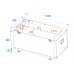 ROADINGER Flightcase 2x LCD ZL55
