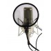 OMNITRONIC Mikrofon-Popfilter schwarz