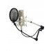 OMNITRONIC Mikrofon-Popfilter schwarz