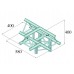 ALUTRUSS DECOLOCK DQ3-PAT43 4-Weg T-Stück /\