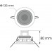 OMNITRONIC CS-4S Deckenlautsprecher sw