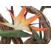 EUROPALMS Paradiesvogel-Blume, Kunstpflanze, orange, 95cm