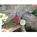 EUROPALMS Alliumzweig, künstlich, rot, 55cm