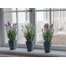 EUROPALMS Lavendel, Kunstpflanze, rosé, im Dekotopf, 45cm