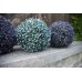 EUROPALMS Graskugel, künstlich,  blau, 22cm