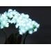 EUROPALMS Hortensie, weiß mit Blüten, 100 LEDs