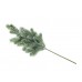 EUROPALMS Tannenzweig, beschneit, PE, 65cm
