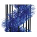 EUROPALMS Metallic-Girlande, blau, 12,5x270cm