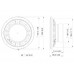 LAVOCE SSF081.50 8 Zoll  Subwoofer, Ferrit, Stahlkorb
