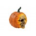 EUROPALMS Halloween Totenkopf-Kürbis, 26cm