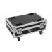 EUROLITE Set 4x AKKU Bar-6 Glow QCL + Case mit Ladefunktion