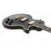 DIMAVERY LP-530 E-Gitarre, schwarz/gold