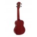 DIMAVERY UK-100 Sopran-Ukulele, flamed red