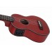 DIMAVERY UK-100 Sopran-Ukulele, flamed red