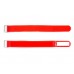 GAFER.PL Kabelbinder Klettverschluss 25x400mm 5er Pack rot