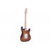 DIMAVERY ST-203 E-Gitarre LH, sunburst