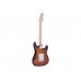 DIMAVERY ST-203 E-Gitarre LH, sunburst