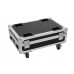 ROADINGER Flightcase 4x AKKU BAR-6 Glow QCL Flex QuickDMX mit Ladefunktion