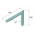 ALUTRUSS DECOLOCK DQ1-SC19 2-Weg-Ecke 45° sw