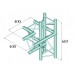 ALUTRUSS DECOLOCK DQ3-SPAC44 4-Weg Ecke links sw