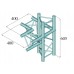 ALUTRUSS DECOLOCK DQ3-SPAC45 4-Weg Ecke rechts sw