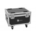 ROADINGER Flightcase 4x AKKU IP PAR 7 QCL WDMX mit Ladefunktion