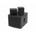 OMNITRONIC Set MOLLY-12A Subwoofer aktiv + 2x MOLLY-6 Top 8 Ohm, schwarz